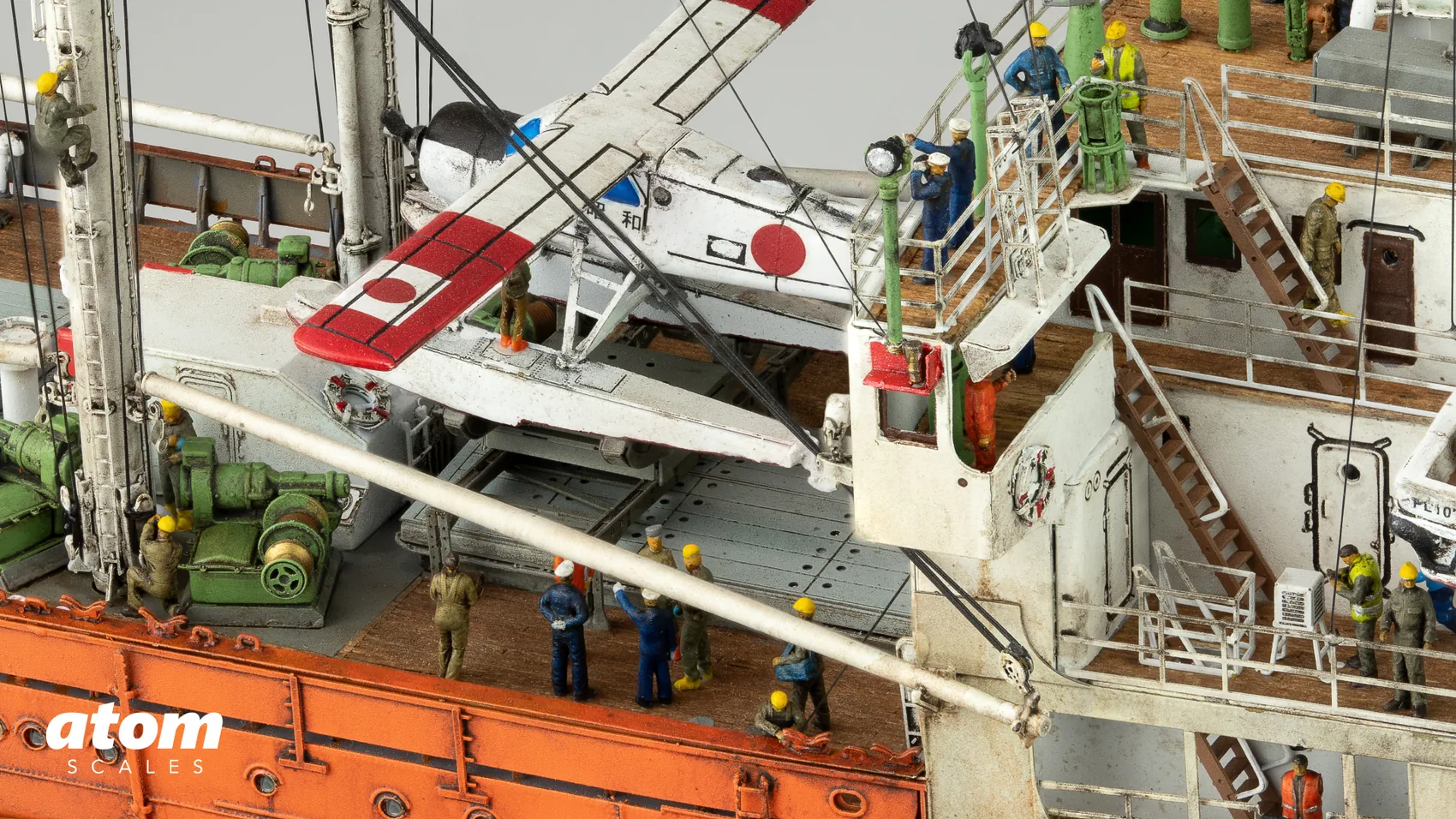 Antarctica Observation Ship Sōya 1/250 by SQ Model Maker (photo: Atom Scales)