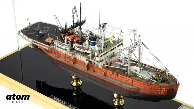 Antarctica Observation Ship Sōya 1/250 by SQ Model Maker (photo: Atom Scales)