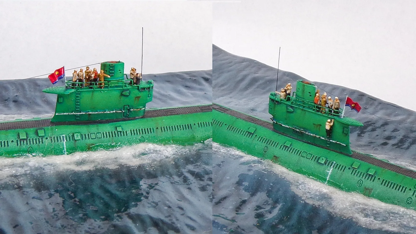 Type 033 Submarine 1/700 by Mick Markiewicz